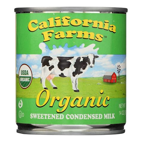 Santini California Farms Organic Sweetened Condensed Milk 14 fl oz Pack ...