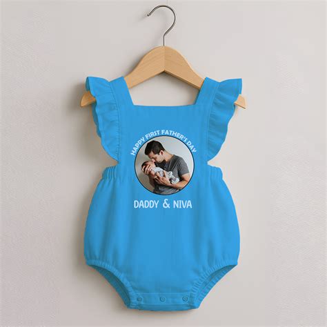 Funny First Father's Day Romper Frock | I Get My Looks from Dad Custom ...