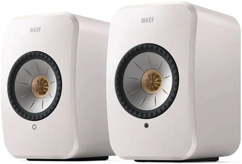 KEF LSX II Wireless HiFi Speaker System (Mineral White) : Amazon.in ...