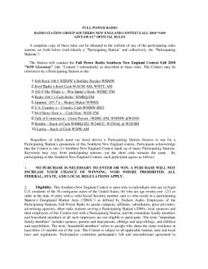 Fillable Online FULL POWER RADIO Fax Email Print - pdfFiller