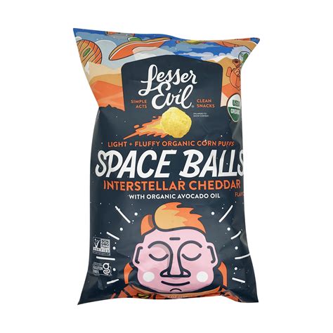 Lesser Evil Spaceballs - Interstellar Cheddar - Everything Organic