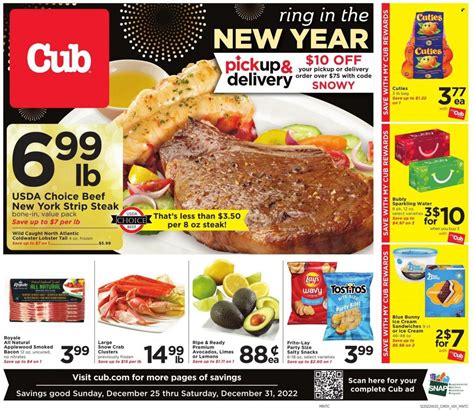 Cub Foods (MN) Weekly Ad Flyer Specials December 25 to December 31, 2022