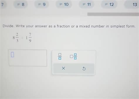 Solved Divide. Write your answer as a fraction or a mixed | Chegg.com