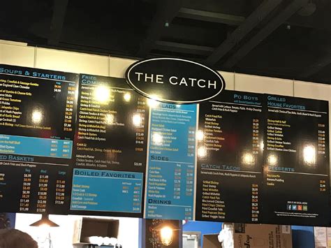 Menu at The Catch- Arlington restaurant, Arlington, W Interstate 20