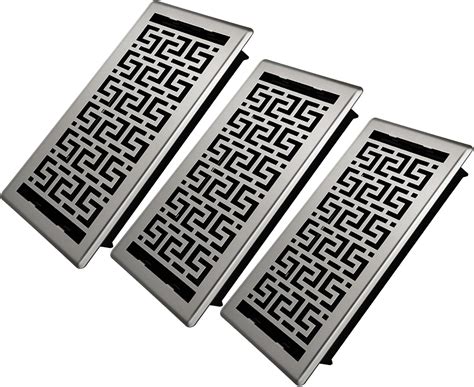 Floor Registers 6x14 Inches - 3 Pack Heavy Duty Walkable Steel Floor ...