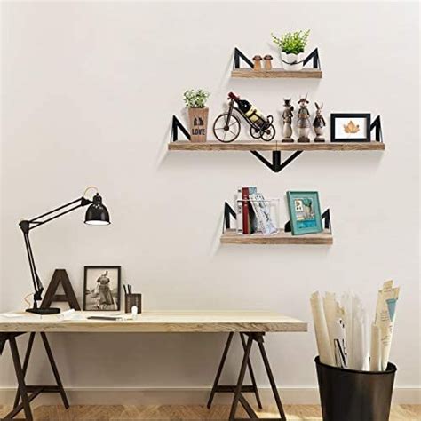 NAVTECH Wooden Floating Wall Shelf | Wall Mount | Wall Rack | Wall ...
