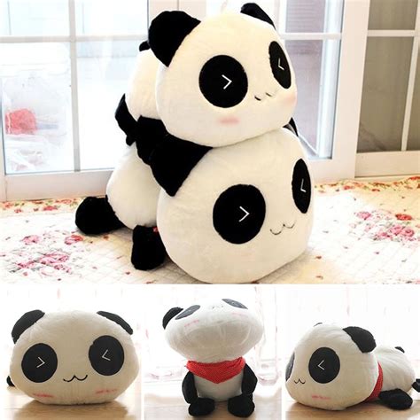 Buy Flmtop Home Cute Soft Stuffed Panda Plush Doll Cotton Pillow Toy ...