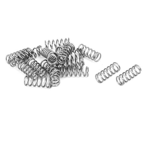 uxcell Compression Spring,304 Stainless Steel,4mm OD,0.5mm Wire Size ...