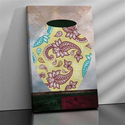 Vibrant Canvas Print - Beautiful Vases Art Canvas for Wall Decor – Kotart