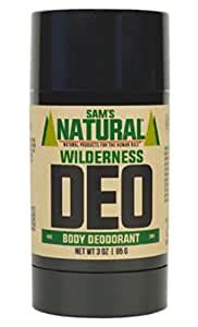 Buy Sam's Natural Deodorant Stick - Wilderness, Aluminum Free, Vegan ...