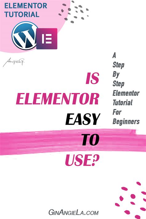 Image result for Basic Elementor Tutorial