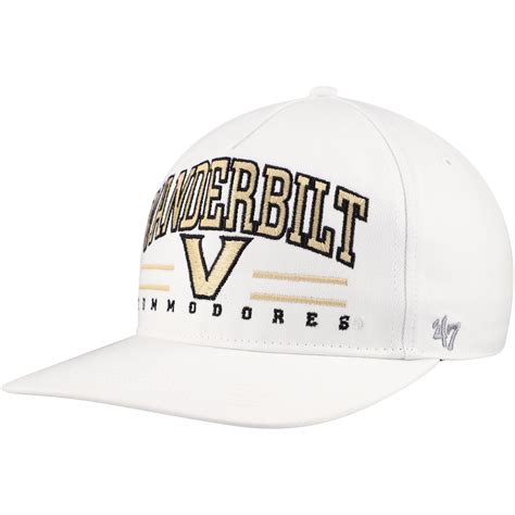 Men's '47 White Vanderbilt Commodores Roscoe Hitch Adjustable Hat