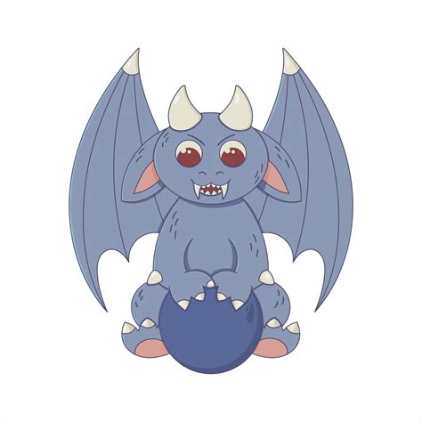 Cute Gargoyle Drawing