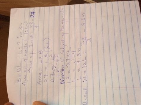 the breadth of a room is half of its length. it's height is 3 metre and ...