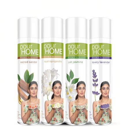 POUR HOME Sacred Sandal, Rajni Gandha, Jasmine & Lavender Room Air ...