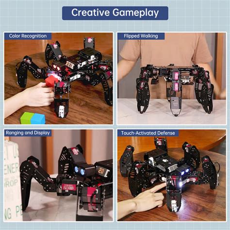 Spiderbot Hexapod Programming Robot for Arduino - 18 DOF ...