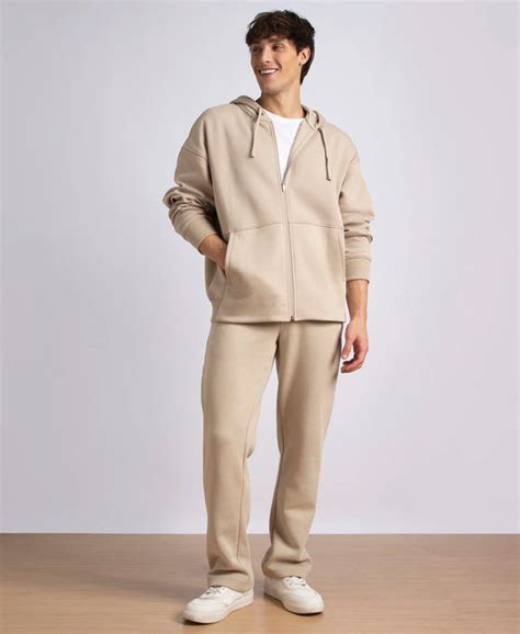 Buy Oversized Super Combed Cotton Rich Fleece Jacket with StayWarm ...