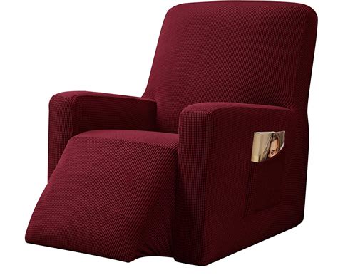 House of Quirk High Stretch Jacquard Fabric Recliner Slipcover ...