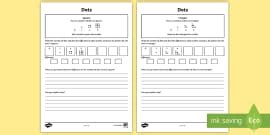 Hexagons Maths Investigation Worksheet / Worksheet - Twinkl