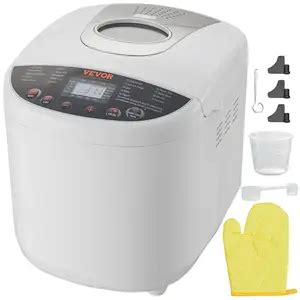 VEVOR Bread Maker, 19-in-1 2LB Dough Machine, Nonstick Ceramic Pan ...