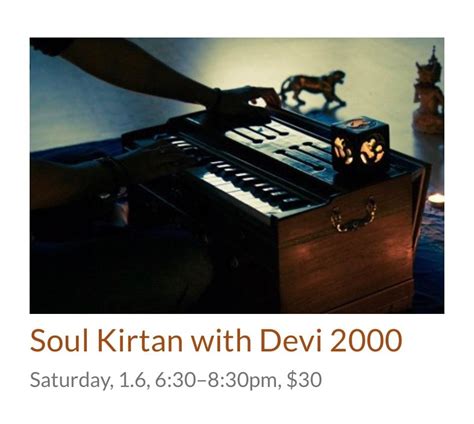 Kirtan for the Soul w/Devi 2000, Lighthouse Yoga Evanston, January 6 ...