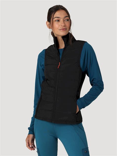 Wrangler All Terrain Gear Athletic Hybrid Vest - Synthetic vest - Women ...