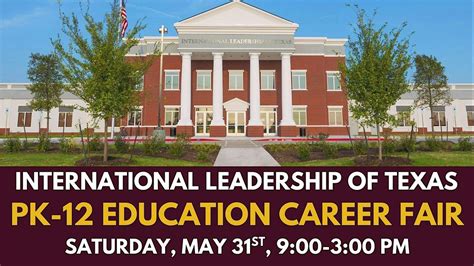 ILTexas Houston PK-12 Education Career Fair, International Leadership ...