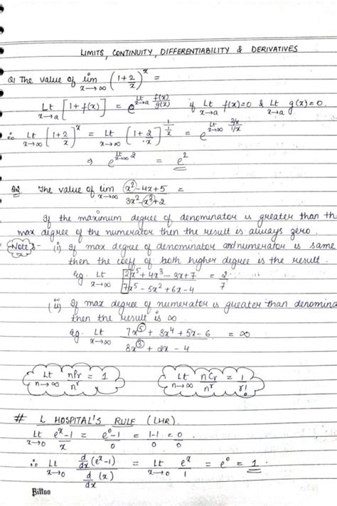 Image result for Calculus Handwritten Notes PDF