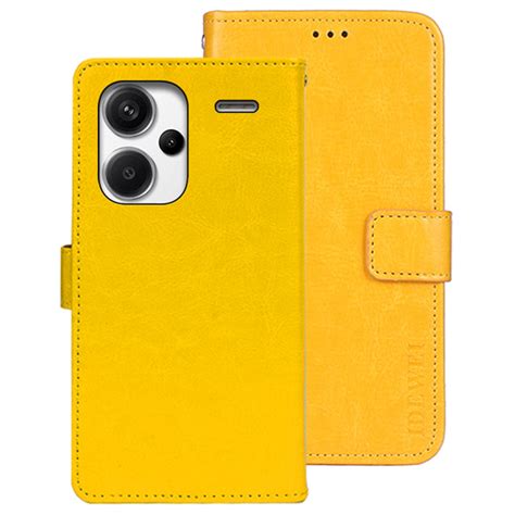 IDEWEI For Xiaomi Redmi Note 13 Pro+ 5G Case Crazy Horse Card Holder P ...