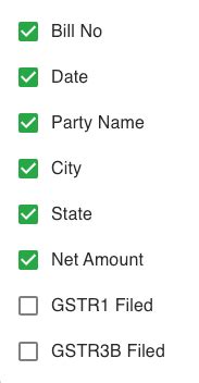 Finalbooks Sales Invoice Filter