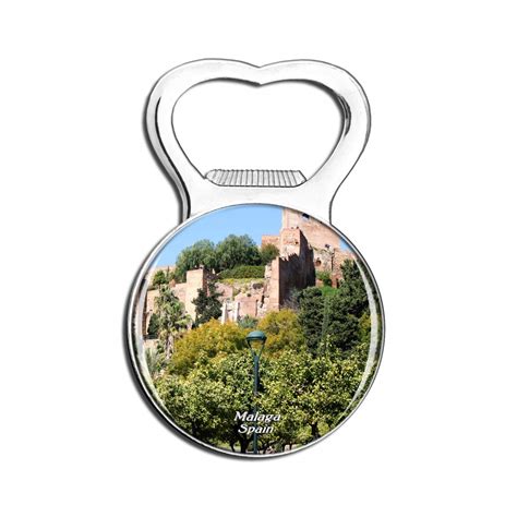 Weekino Spain Gibralfaro Castle Malaga Fridge Magnet Bottle Opener Beer ...