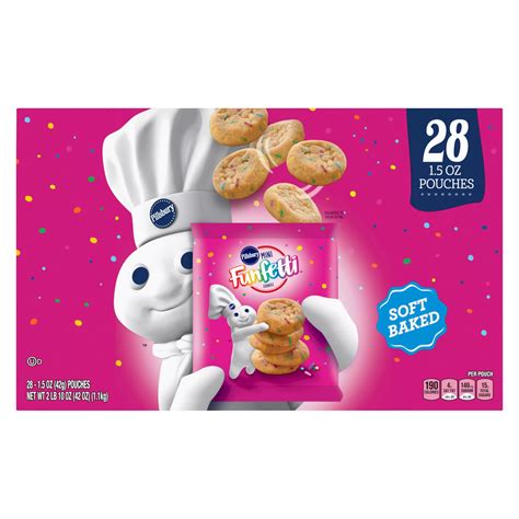 Pillsbury Mini Soft Baked Funfetti Cookies, 28 ct. | BJ's Wholesale Club