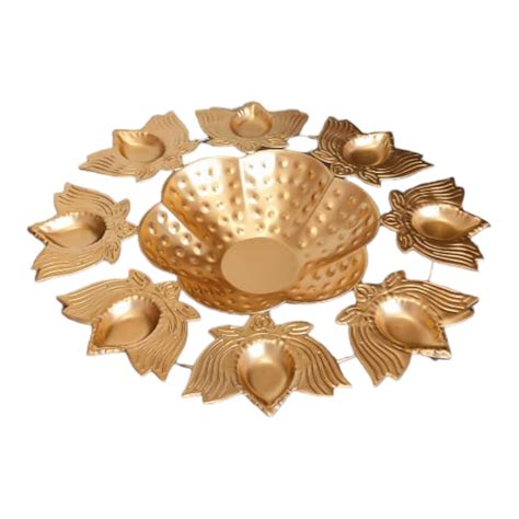 Lotus Diya Rangoli Bowl Urli – ArtyCraftz
