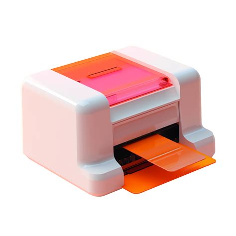 printer in 3D style trending color palette with 23886909 PNG