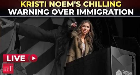 LIVE | Kristi Noem’s big message over immigration at Border Expo ...