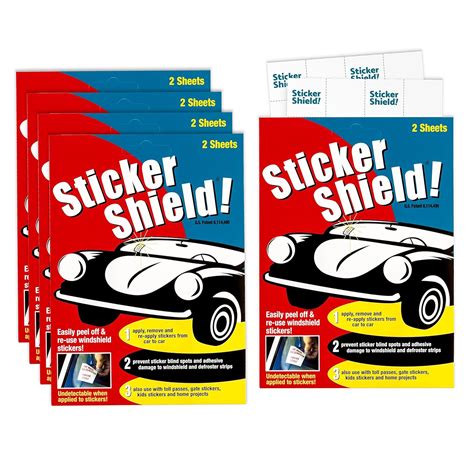 STICKER SHIELD - Windshield Sticker Applicator For Easy Application ...