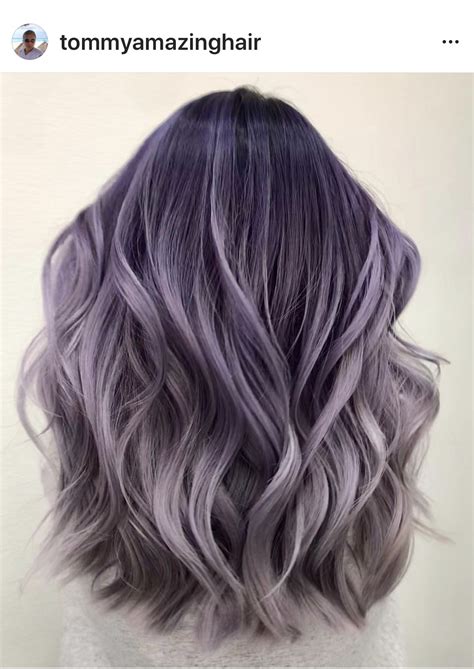 Pin by Lizzie Flannery on hair | Lavender hair ombre, Purple hair ...