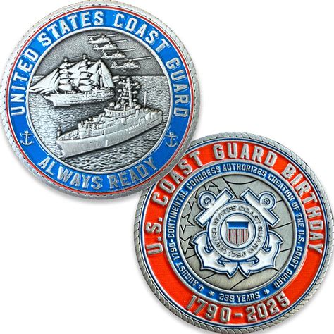 2025 US Coast Guard Birthday Coin - Coins for Anything, Inc.