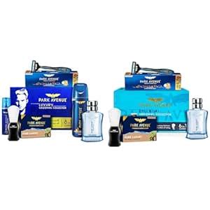 Park Avenue Luxury & Essential Grooming Combo Kits for Men - 8 in 1 & 7 ...