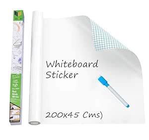 Eduway Whiteboard Sticker 45x200 Cms | Self Adhesive Wall Vinyl ...