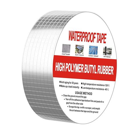 RSTER Aluminium Foil Adhesive Tape Sealing Butyl Rubber Tape for ...