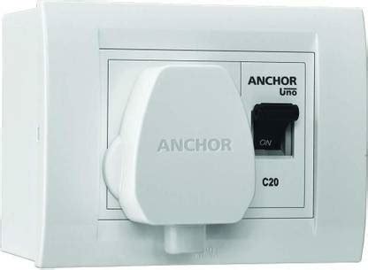 Anchor By Panasonic 20 Amps Modular AC Box with Single Pole MCB ...