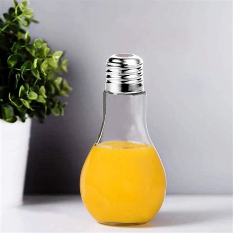 Buy DINEMART Food Grade Multi Use Glassware Light Bulb Shape Funky ...