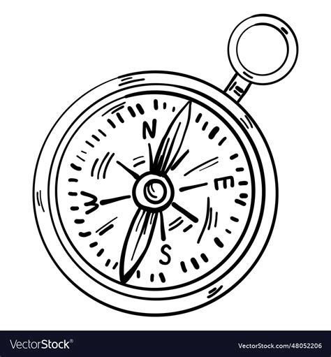 Image result for Simple Compass Arrow Sketch
