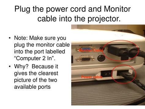 LCD Projectors Set Up Instructions 的图像结果