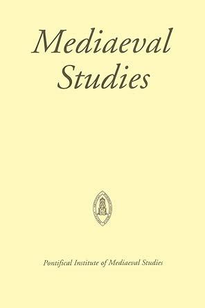 Buy Mediaeval Studies 2019: 81 Book Online at Low Prices in India ...