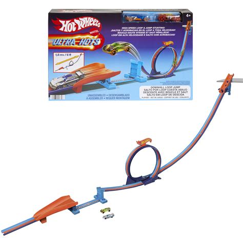 30 Foot Hot Wheels Track Hot Wheels Track Builder Fox Run Playset - 30 ...