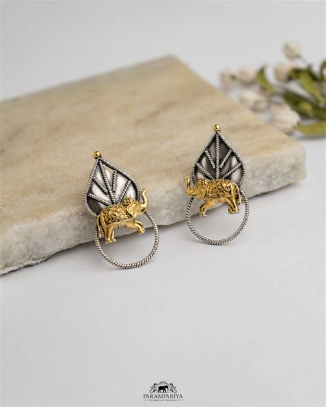 Earrings – tagged "Gold Plated" – Page 6 – Parampariya