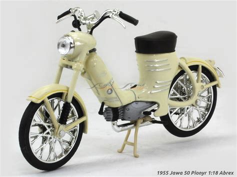 1955 Jawa 50 Pionyr ivory 1:18 Abrex diecast Scale Model Bike | Scale ...