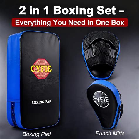 CYFIE 2-in-1 Boxing Pads and Mitts Set - Punching India | Ubuy
